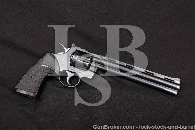 Colt 8" Blue Python .357 mag Revolver, MFD 1981