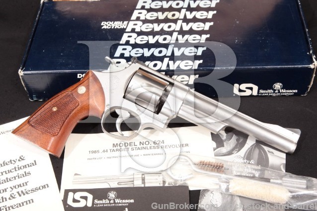 Smith & Wesson 624 44 Special Revolver MFD 1985-88