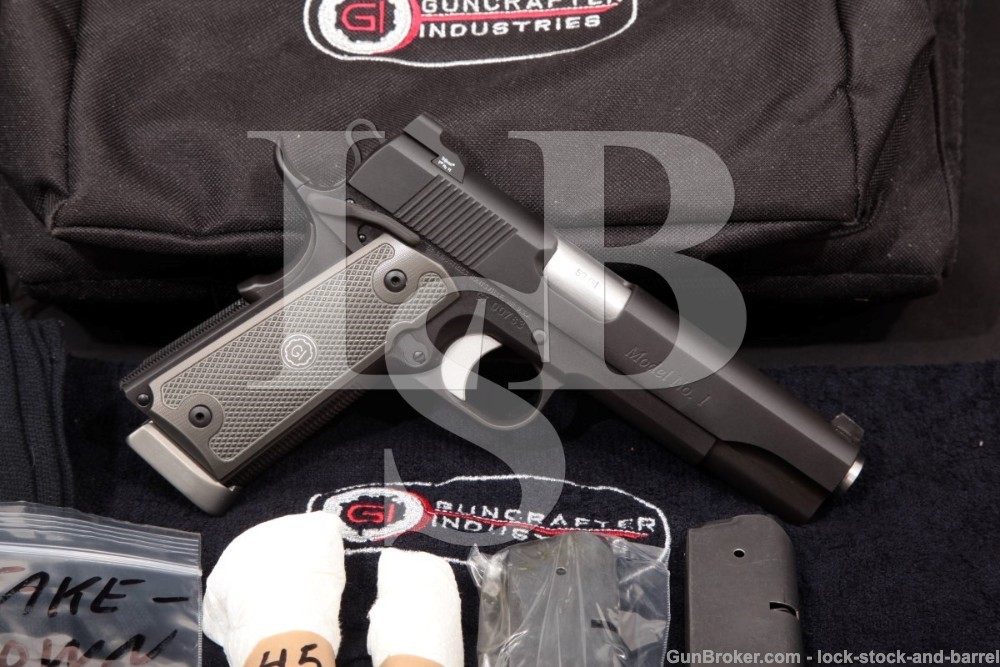 Guncrafter Industries Model No. 1 .50 GI & .45 ACP Semi-Auto Pistol, MFD 2011