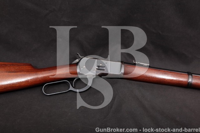 Winchester Model 1892 Saddle Ring Carbine, 92 SRC, .32-20 WCF Lever Action Rifle, MFD 1924 C&R