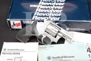 Smith & Wesson S&W Model 63-3 Lew Horton #102405, 2" .22 LR Double Action Revolver, MFD 1989