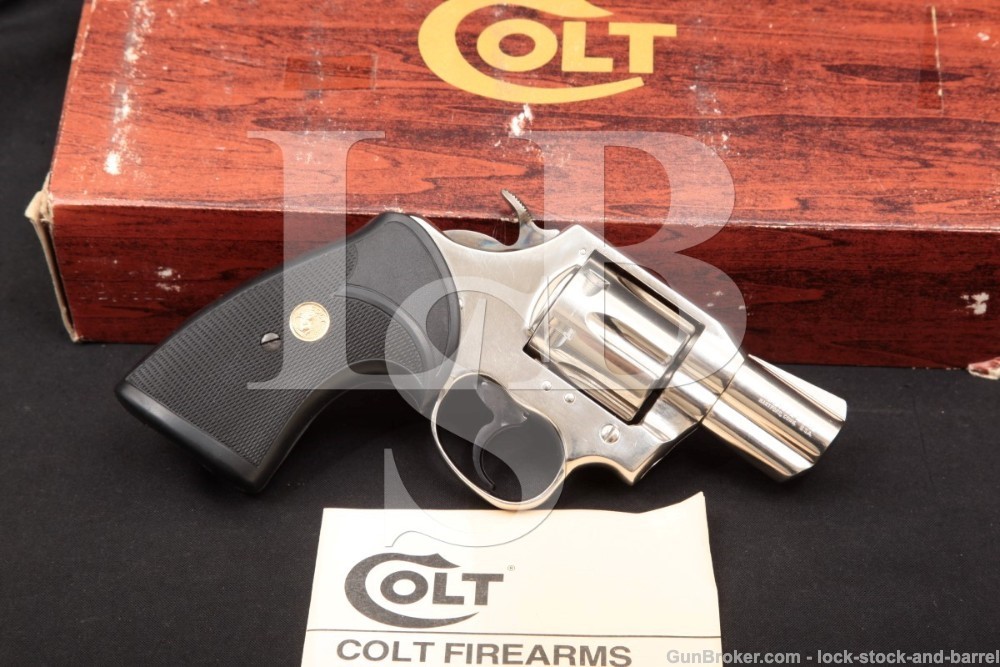 Colt Lawman Mark Mk Iii Mkiii Nickel 2″ 357 Mag Magnum Revolver Mfd 1979 Lock Stock And Barrel 1965