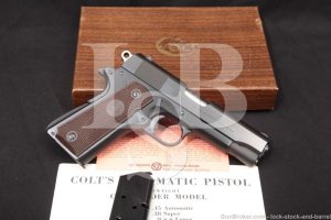 Colt Lightweight Commander Model 1911 45 ACP Semi-Automatic Pistol 1968 C&R