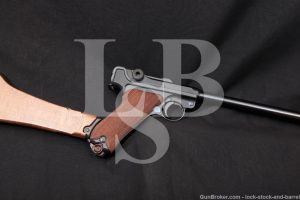 DWM Luger P.08 P08 Commercial 16 1/4" 9mm Semi-Auto Pistol, 1920-1923 C&R