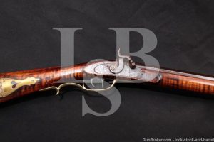 James Golcher J. Douglass Philadelphia Long Rifle .45 Cal 43" Cap & Ball