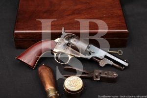 Manhattan Fire Arms .36 Caliber Navy Revolver Series V, 1867-1868 Antique British Marked 6-Shot Percussion Cap & Ball Newark