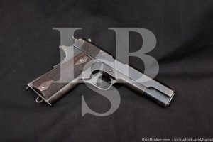 Norwegian M1914 M-1914 Kongsberg Colt 11.25mm Semi-Auto Pistol, 1919 C&R