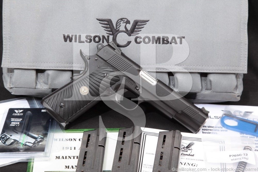 Wilson Combat Hackathorn Special 1911 1911-A1 9mm 5" Pistol MFD 2019 NO CA