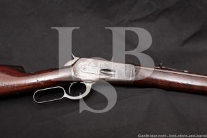 Winchester Model 1886 '86 26" .40-82 WCF Lever Action Rifle, 1893 Antique