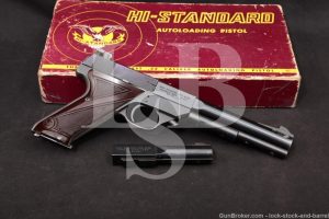 Hi High Standard Olympic Model 101 9123 .22 Short Semi-Auto Pistol,1956 C&R