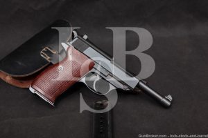 WWII German Walther P.38 P38 P-38 ac-42 ac42 9mm Semi-Auto Pistol, 1942 C&R