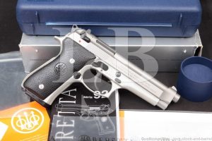 Beretta 92FS Inox 92-FS 9mm 4.9" Stainless DA/SA Semi-Auto Pistol 2017