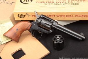 Colt Frontier Scout SAA Convertible .22 LR & .22 ,Magnum Revolver, 1969 C&R