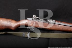 US WWII Springfield M1 M-1 Garand .30-06 Semi Automatic Rifle, MFD 1941 C&R