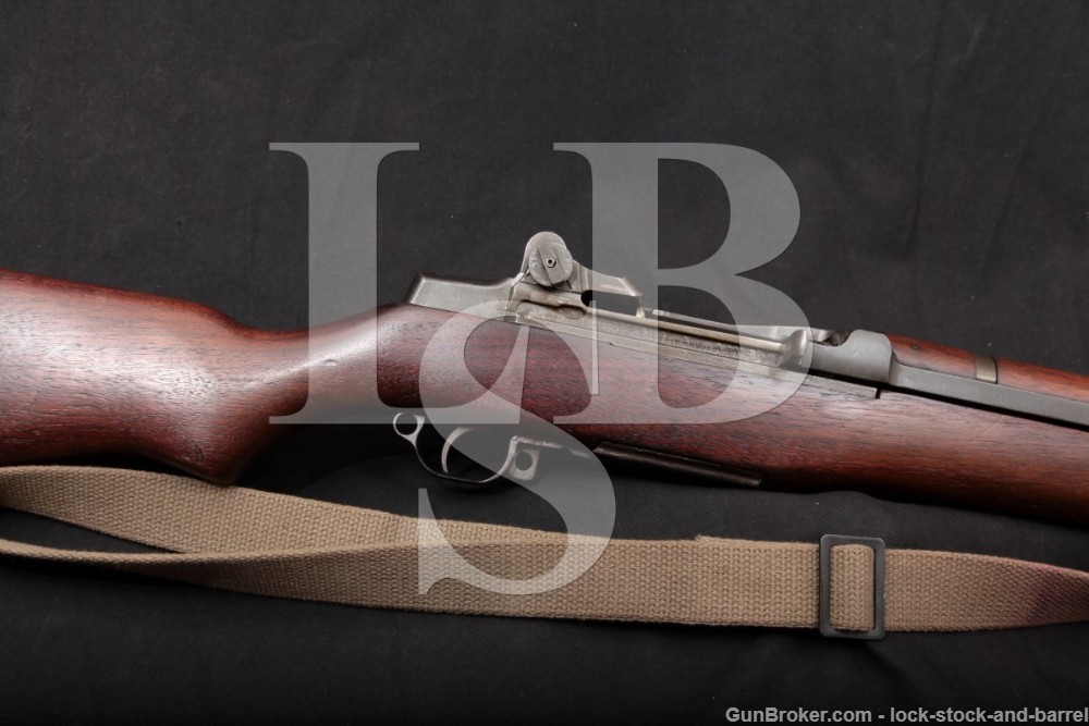 US WWII Springfield M1 M-1 Garand .30-06 Semi Automatic Rifle, MFD 1942 C&R