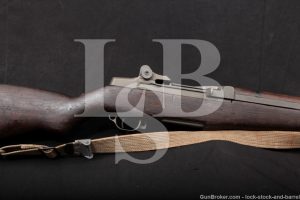 US WWII Springfield M1 M-1 Garand .30-06 Semi Automatic Rifle, MFD 1942 C&R