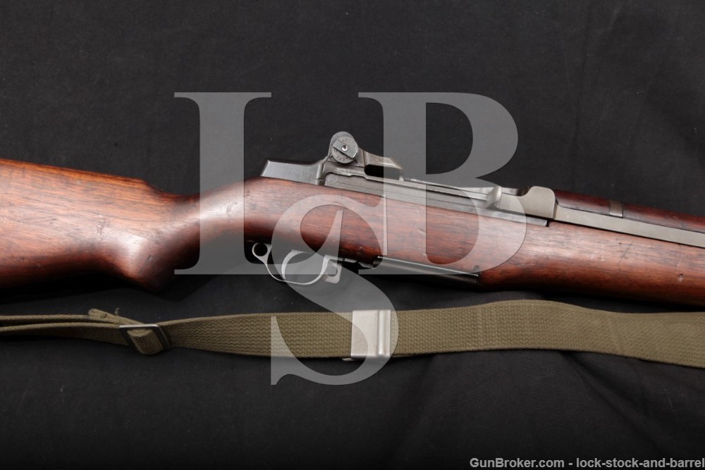 US WWII Springfield M1 M-1 Garand .30-06 Semi Automatic Rifle, MFD 1943 C&R