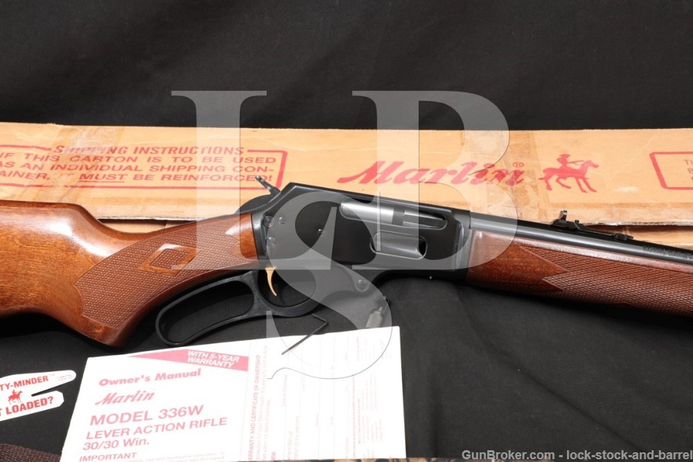 Marlin Model 336W 336-W .30-30 WCF 20 1/4″ JM Mark Lever Action Rifle 1998