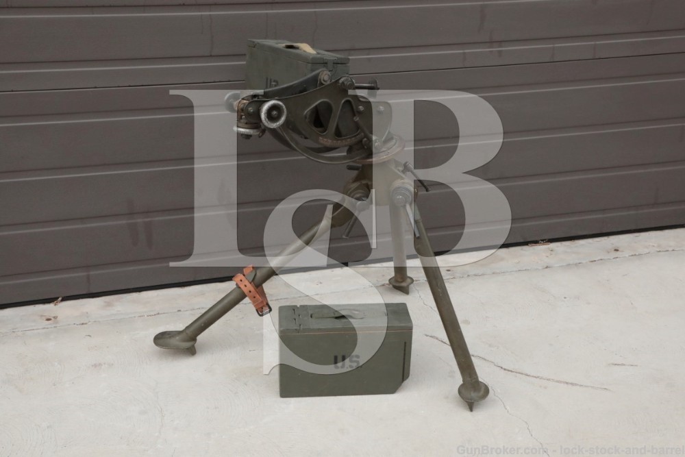 WWII US M1917A1 Tripod Lamson 1942 Aircraft Cradle T&E Dial & Ammo ...