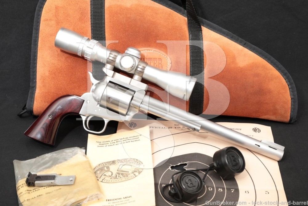 Freedom Arms Model 83 Stainless 10″ .454 Casull Single Action Revolver ...