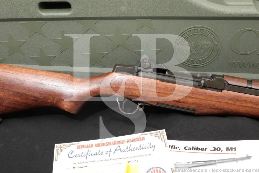 H&R M1 Garand Harrington & Richardson .30-06 Semi Auto Rifle CMP Case C ...