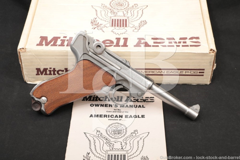 Mitchell Arms American Eagle Stainless 9mm Luger Semi-Auto Pistol, NO CA