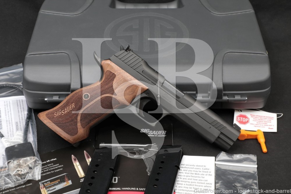 Sig Sauer Model P210 Target 210A-9-TGT 9mm Semi-Automatic Pistol 2020 NO CA