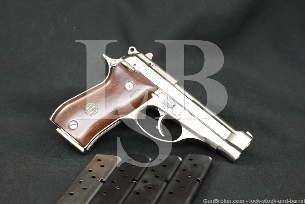 Beretta 85BB 85-BB .380 ACP 9mm Short Double Action Semi-Auto Pistol ...