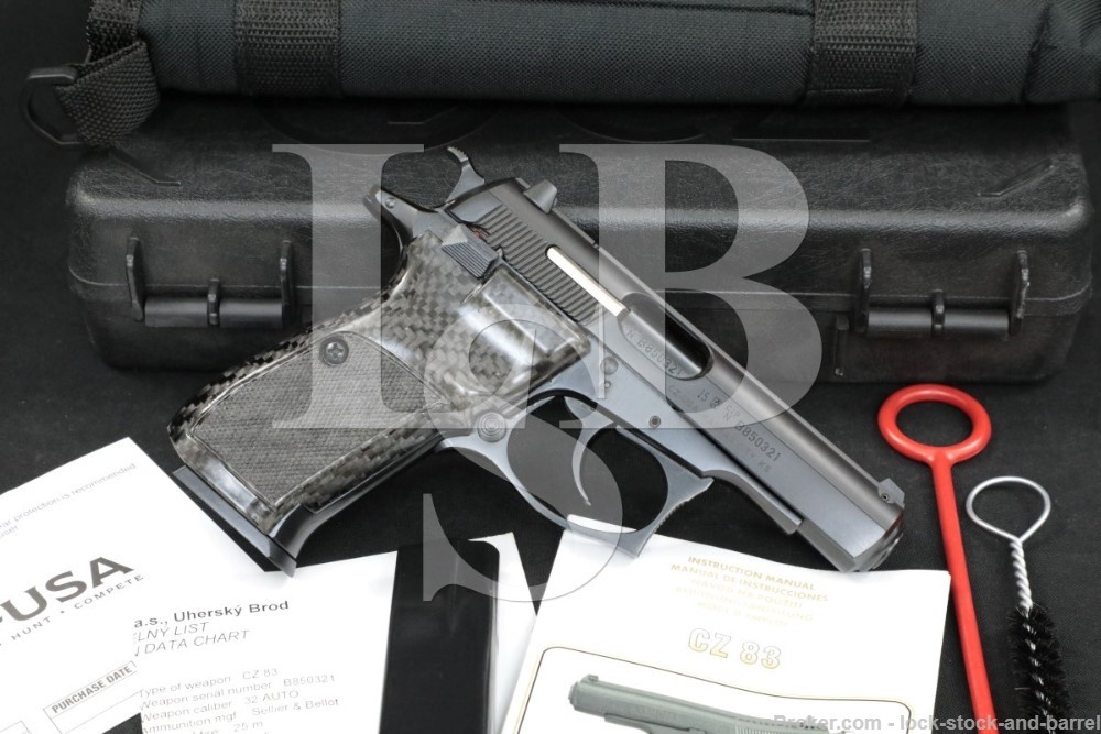 CZ Model 83 .380 ACP 9mm Browning 3.8″ Blue Semi-Automatic Pistol, MFD 2015