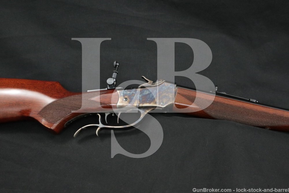 Cimarron Uberti 1885 Low Wall Repro .44 WCF 30″ Single Shot Rifle, MFD 2015