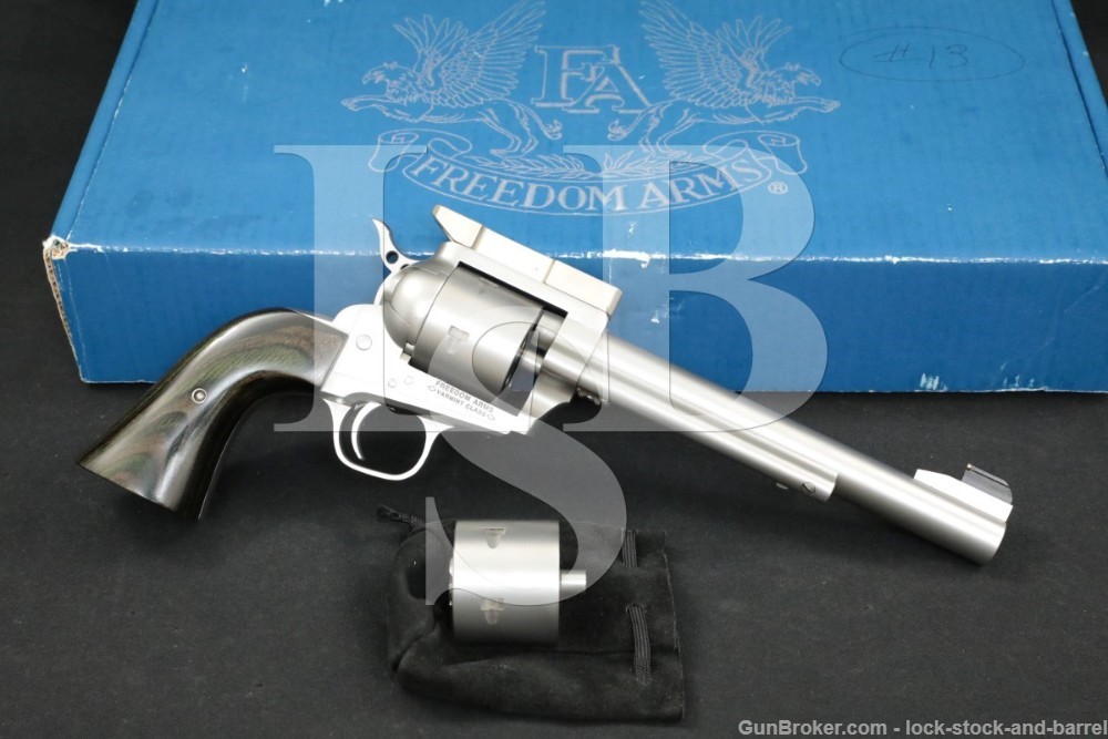 Freedom Arms Model 252 Varmint Class .22 LR WMR 7.5″ Single Action Revolver