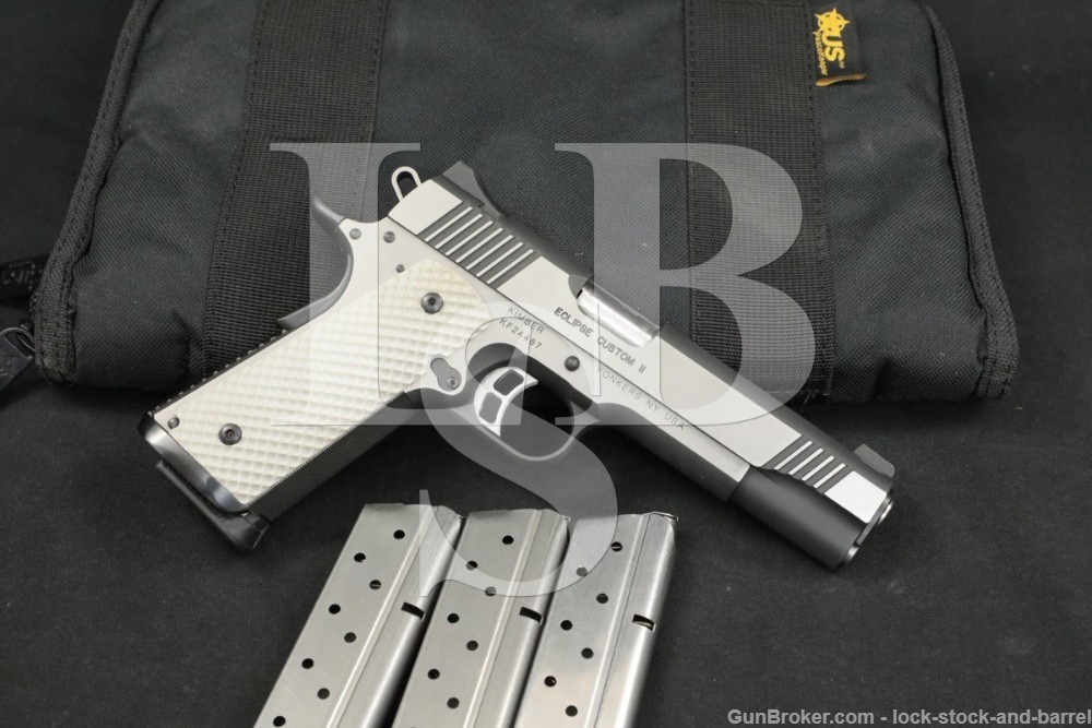 Kimber Model Eclipse Custom II 2 10mm 5″ 1911 1911A1 Semi-Automatic ...