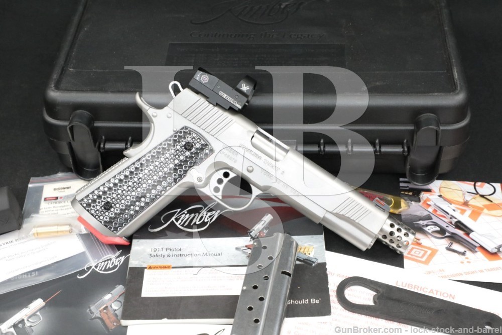 Kimber Model Stainless Target II 2 1911 1911-A1 9mm 5″ Semi-Auto Pistol