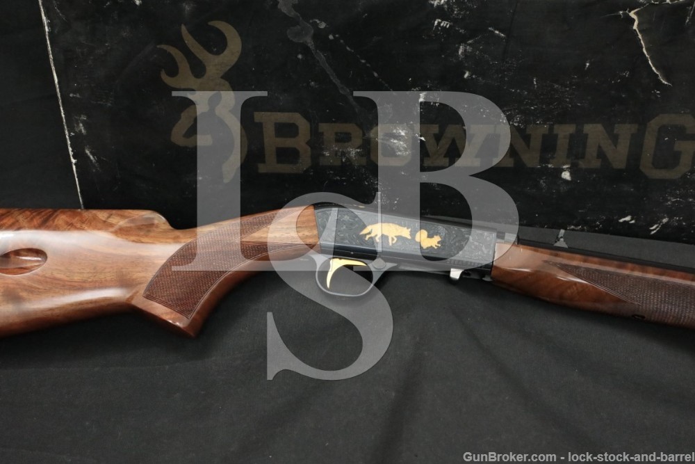Browning SA22 SA-22 Grade VI Engraved .22 LR Semi-Automatic Rifle, MFD 1988