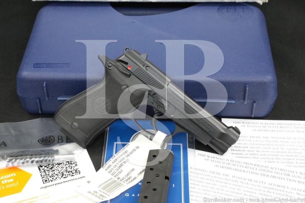 Beretta 85FS Cheetah 9mm Short 380 ACP DA/SA Semi-Automatic Pistol, 2015