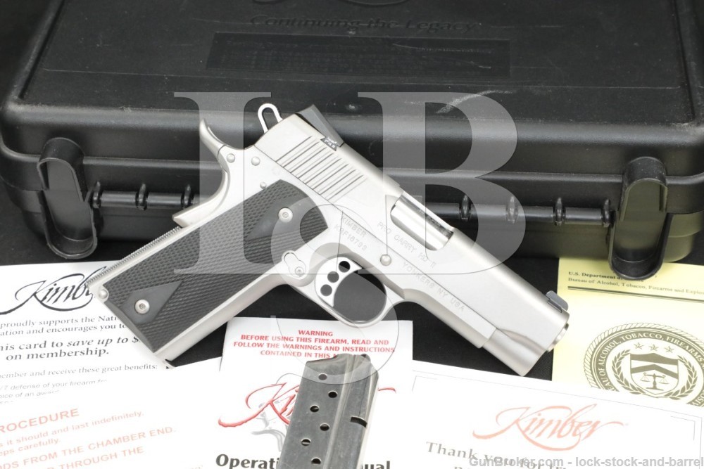 Kimber Model Pro Carry HD II 2 .38 Super 4″ Stainless 1911 Semi-Auto Pistol