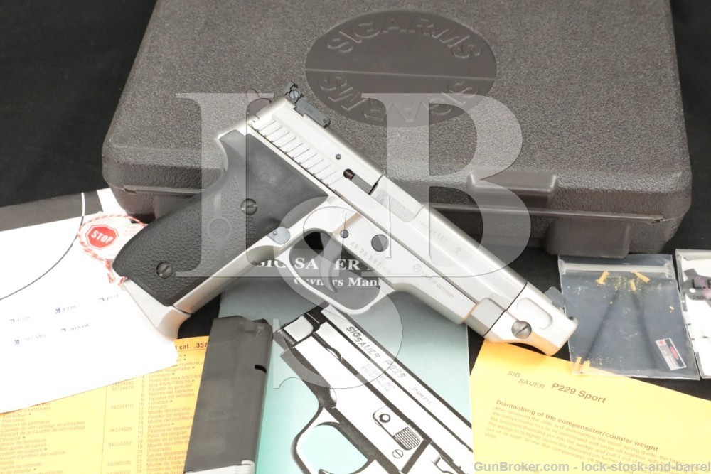 Sig Sauer P229S P-229S Sport Comp .357 Sig SA/DA Semi-Automatic Pistol 1998