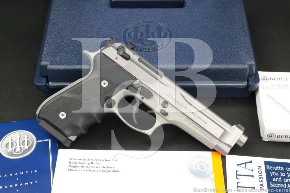 Beretta Brigadier 96 Inox .40 S&W Stainless Semi-Auto Pistol MFD 2007