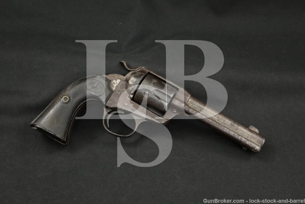 Colt Frontier Six Shooter Bisley SAA .44-40 Winchester Revolver, 1901 C&R
