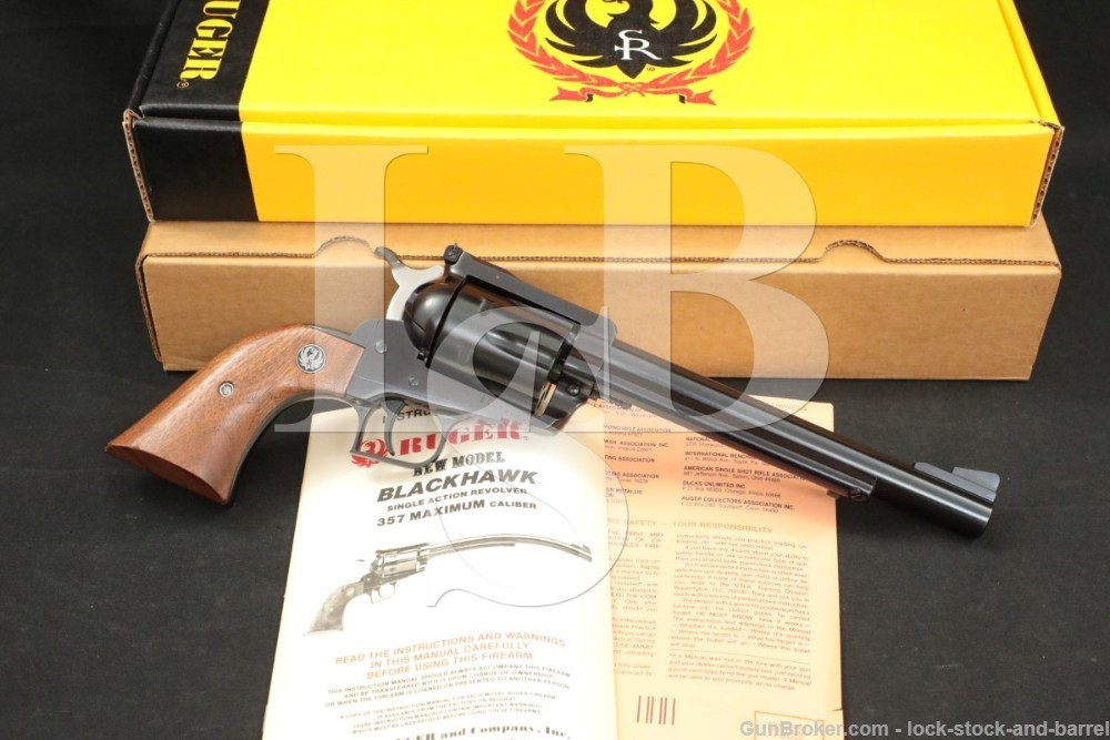 Ruger New Model Blackhawk 06000 BNM-7 .357 Remington Maximum Revolver, 1983