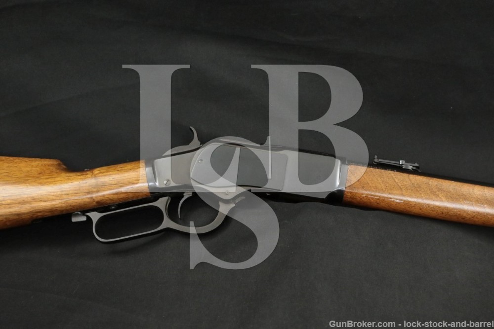 Uberti Model 1873 Carbine .22 LR 19″ Blue Lever Action Rifle, MFD 1976