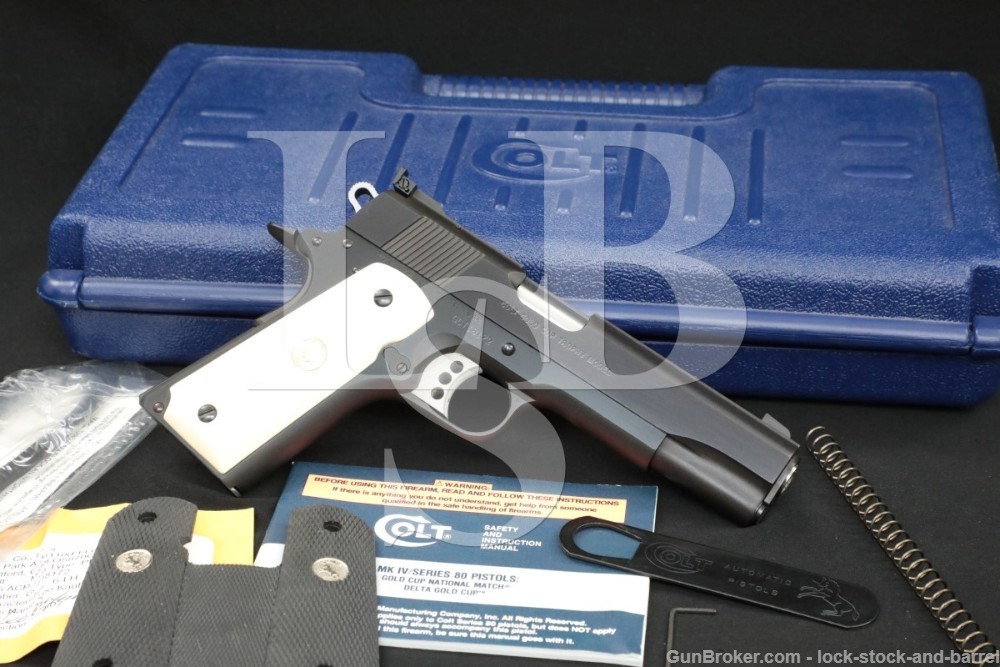 Colt Gold Cup Trophy 05870CS 1911 .45 ACP Semi-Automatic Pistol, MFD 2007