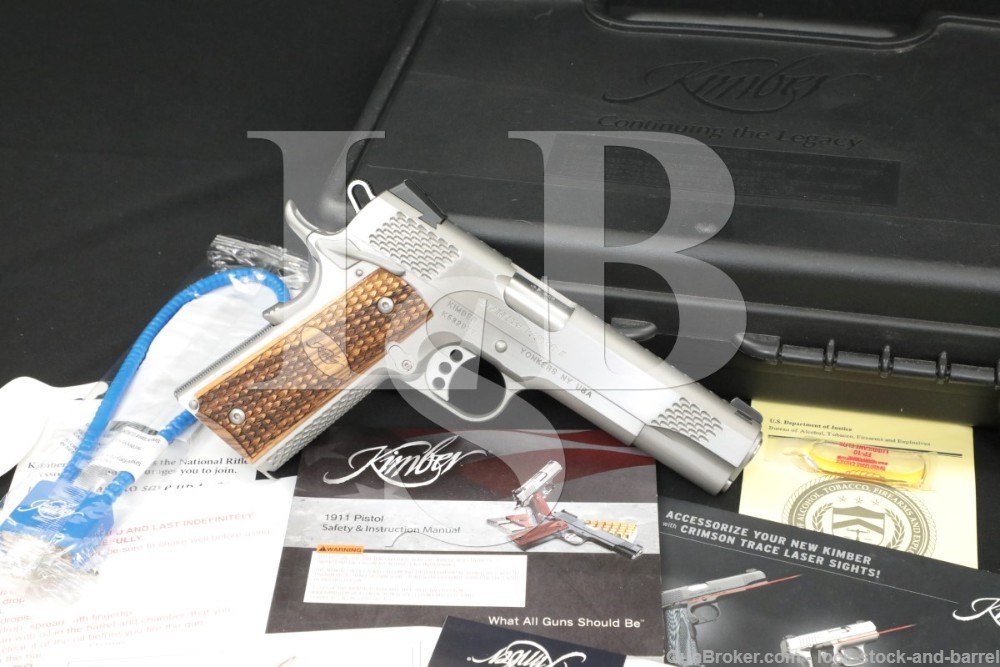 Kimber Custom Shop Stainless Raptor II .45 ACP 5″ Semi-Automatic Pistol ...