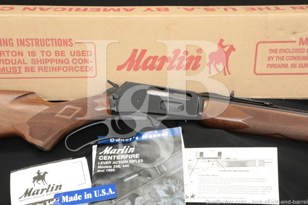 Marlin Firearms Co. Model 338MX 338-MX 338 Express 22″ JM Lever Rifle, 2009