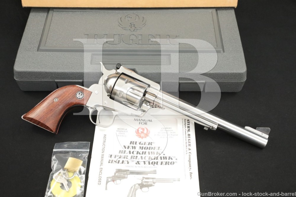 Ruger New Model Blackhawk 00453 GKBN-45 .45 LC Stainless Revolver, MFD 1997