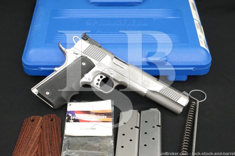 Springfield 1911 V-16 V16 Long Slide 6″ Ported Stainless Pistol Box ...