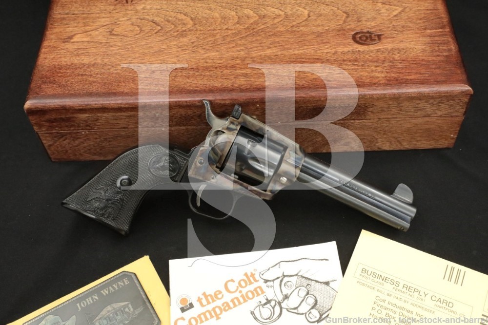 Colt New Frontier The Duke John Wayne .22 LR Revolver & Case, 1983 ATF C&R