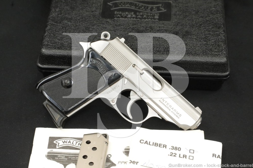 Interarms Walther Modell PPK Stainless .380 ACP Semi-Automatic