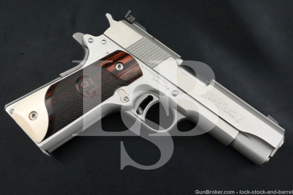 Colt Gold Cup Commander National Match 1911 .45 ACP Semi-Auto Pistol, C ...