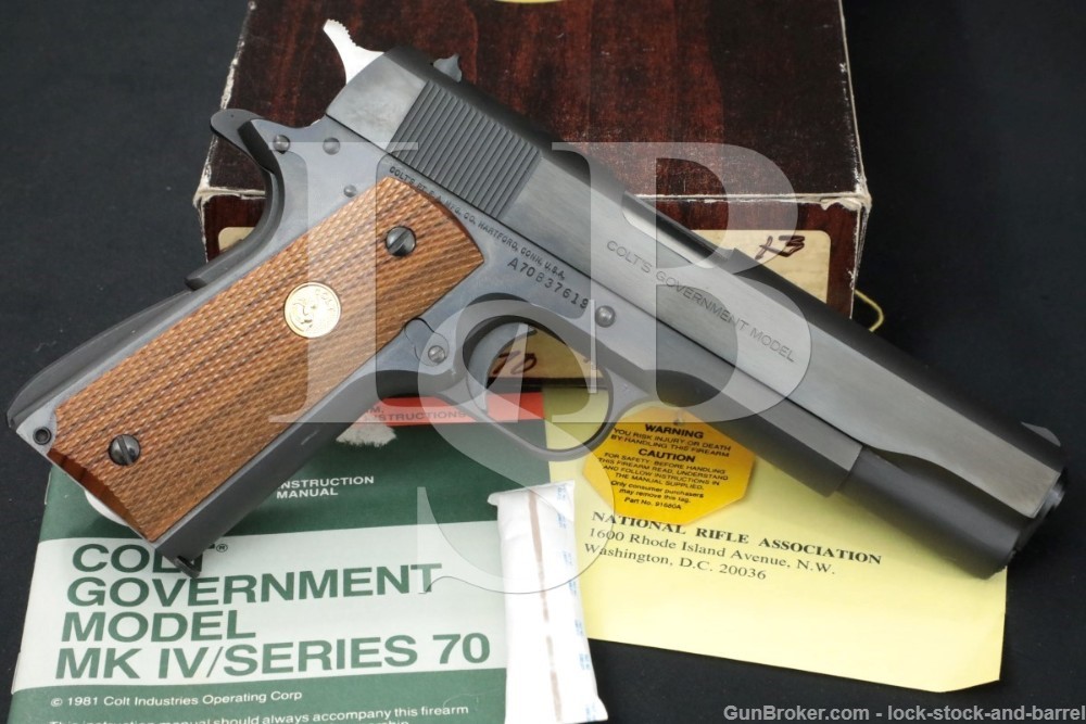 激安一掃WA COLT GOVERNMENT MKIV SERIES\'70 コルトガバメント ガスブローバック ウエスタンアームズ WESTERNARMS R7391 ガスガン